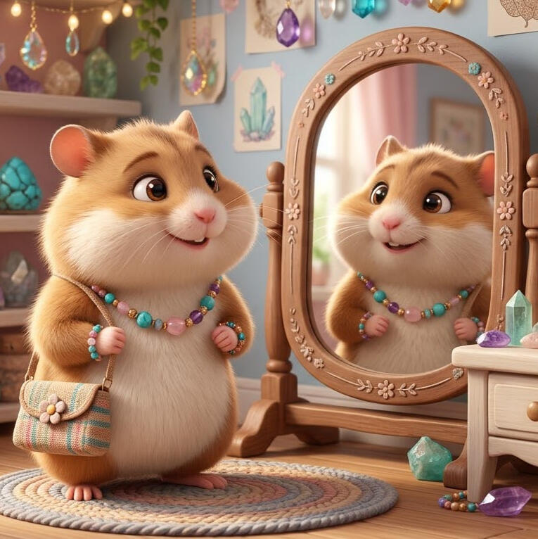 Magic Stone Hamster - Einzigartiger Schmuck